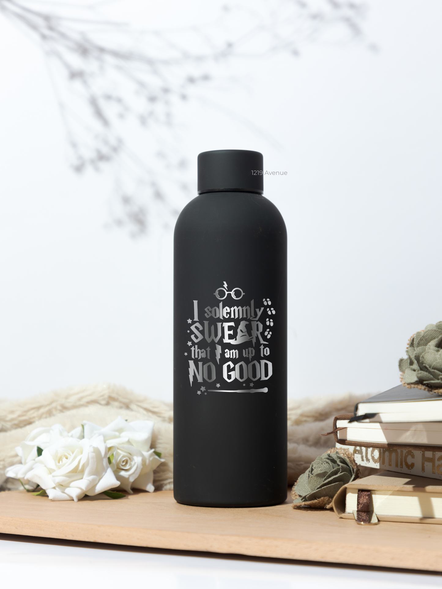 Bae-Sic Bottles 500 ML |I Swear Print | Double Walled Hot And Cold Bottles