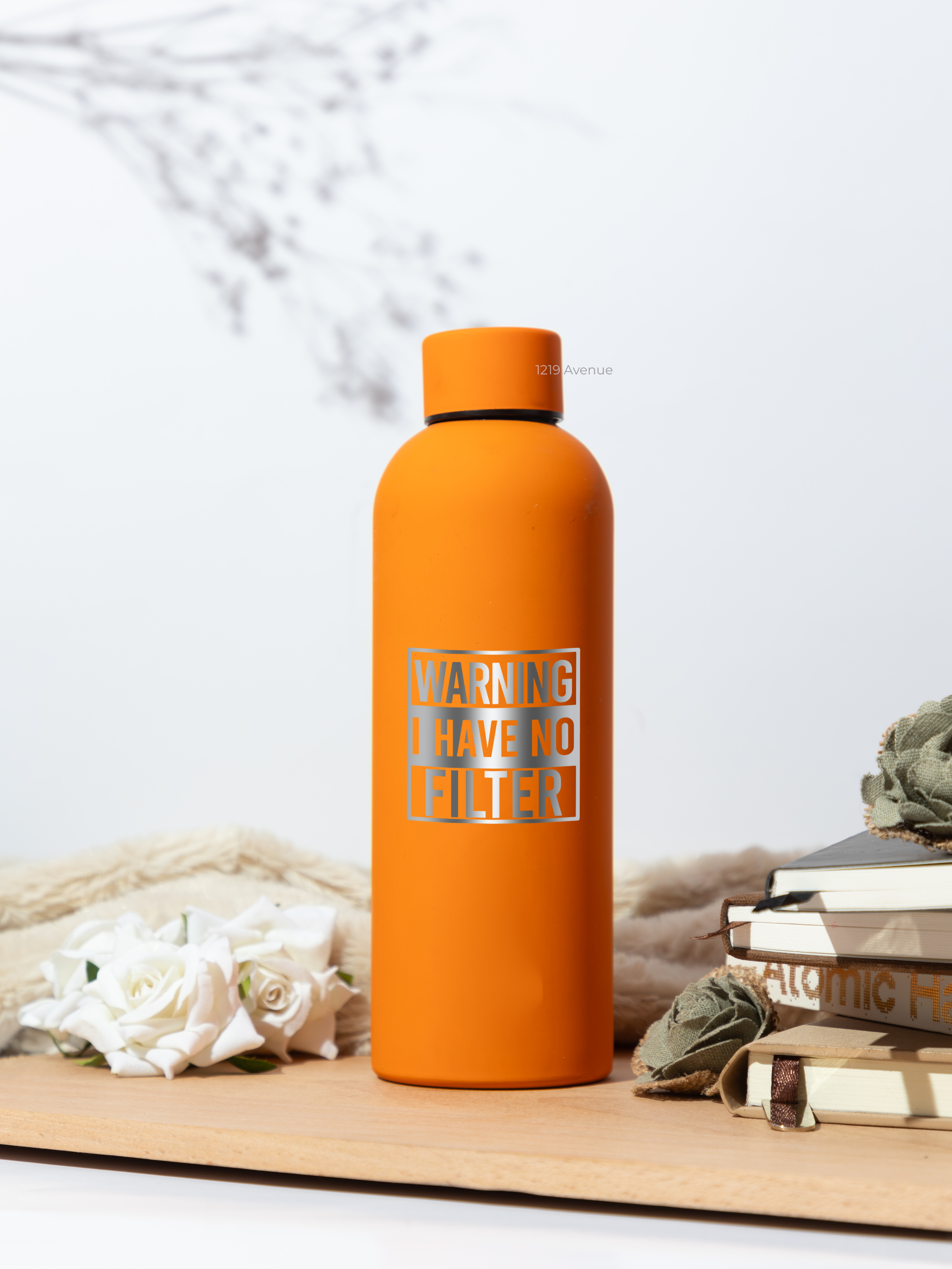 Bae-Sic Bottles 500 ML |I Have No Filter Print | Double Walled Hot And Cold Bottles