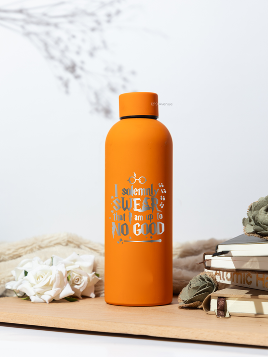 Bae-Sic Bottles 500 ML |I Swear Print | Double Walled Hot And Cold Bottles