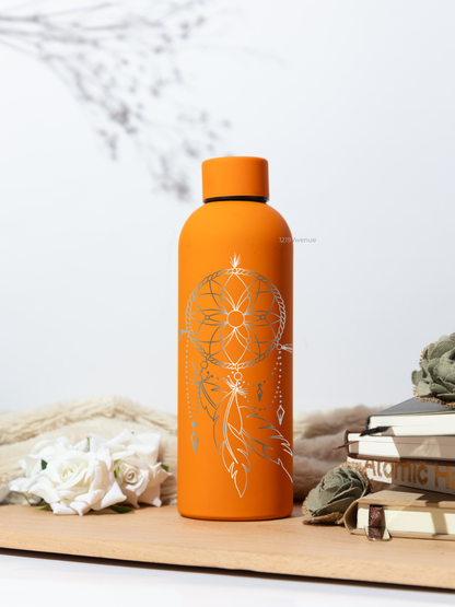 Bae-Sic Bottles 500 ML |Dreamcatcher Print | Double Walled Hot And Cold Bottles