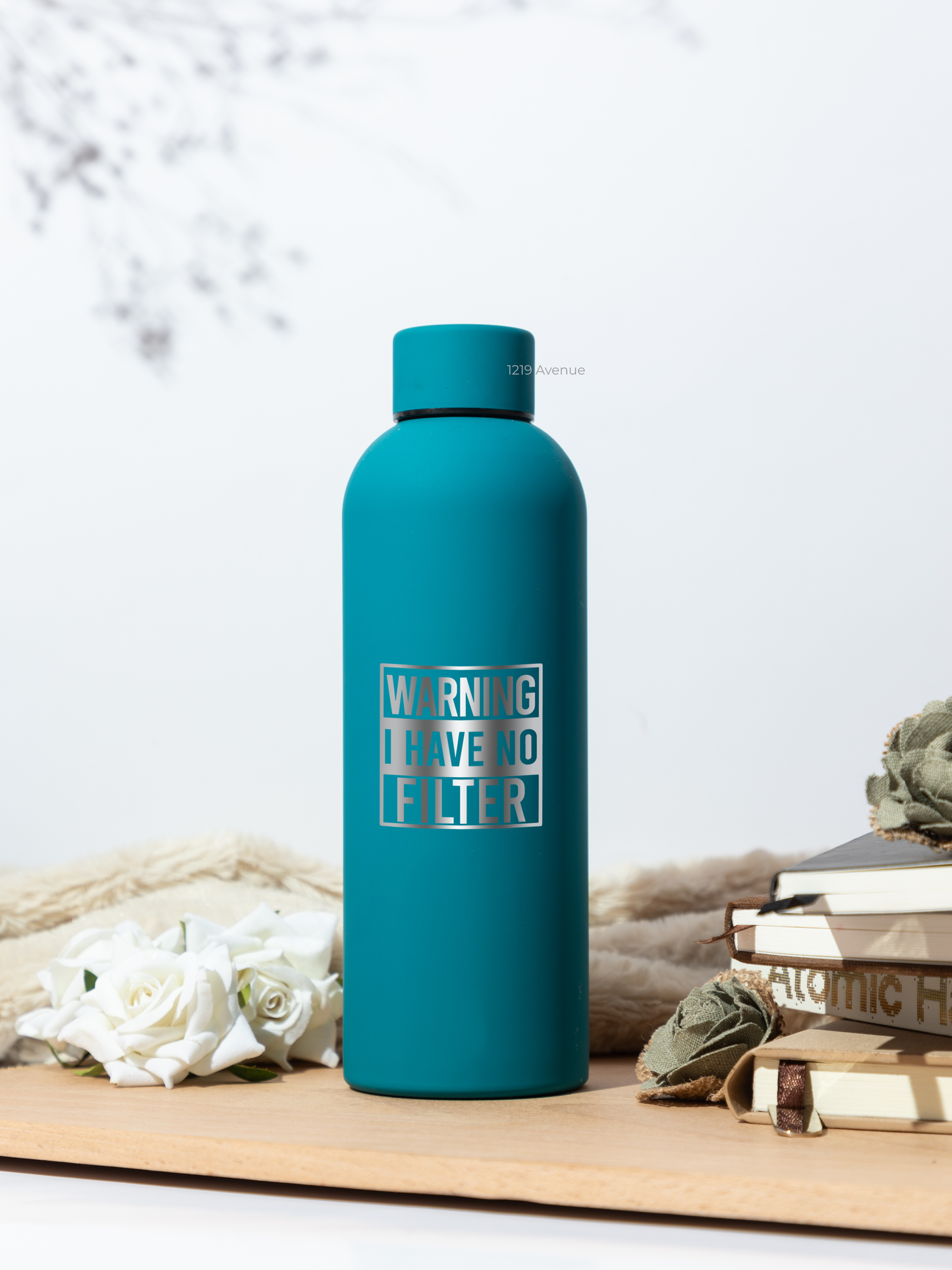 Bae-Sic Bottles 500 ML |I Have No Filter Print | Double Walled Hot And Cold Bottles