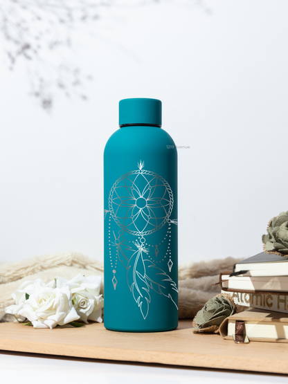 Bae-Sic Bottles 500 ML |Dreamcatcher Print | Double Walled Hot And Cold Bottles