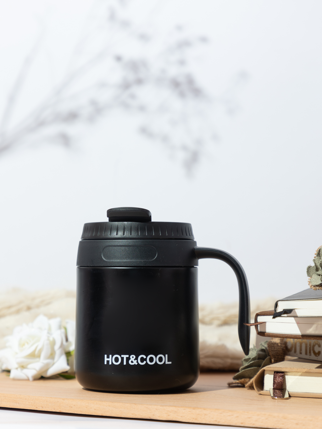 Personalized Name with Initial Elixir Double Walled Insulated Mug 400 ML