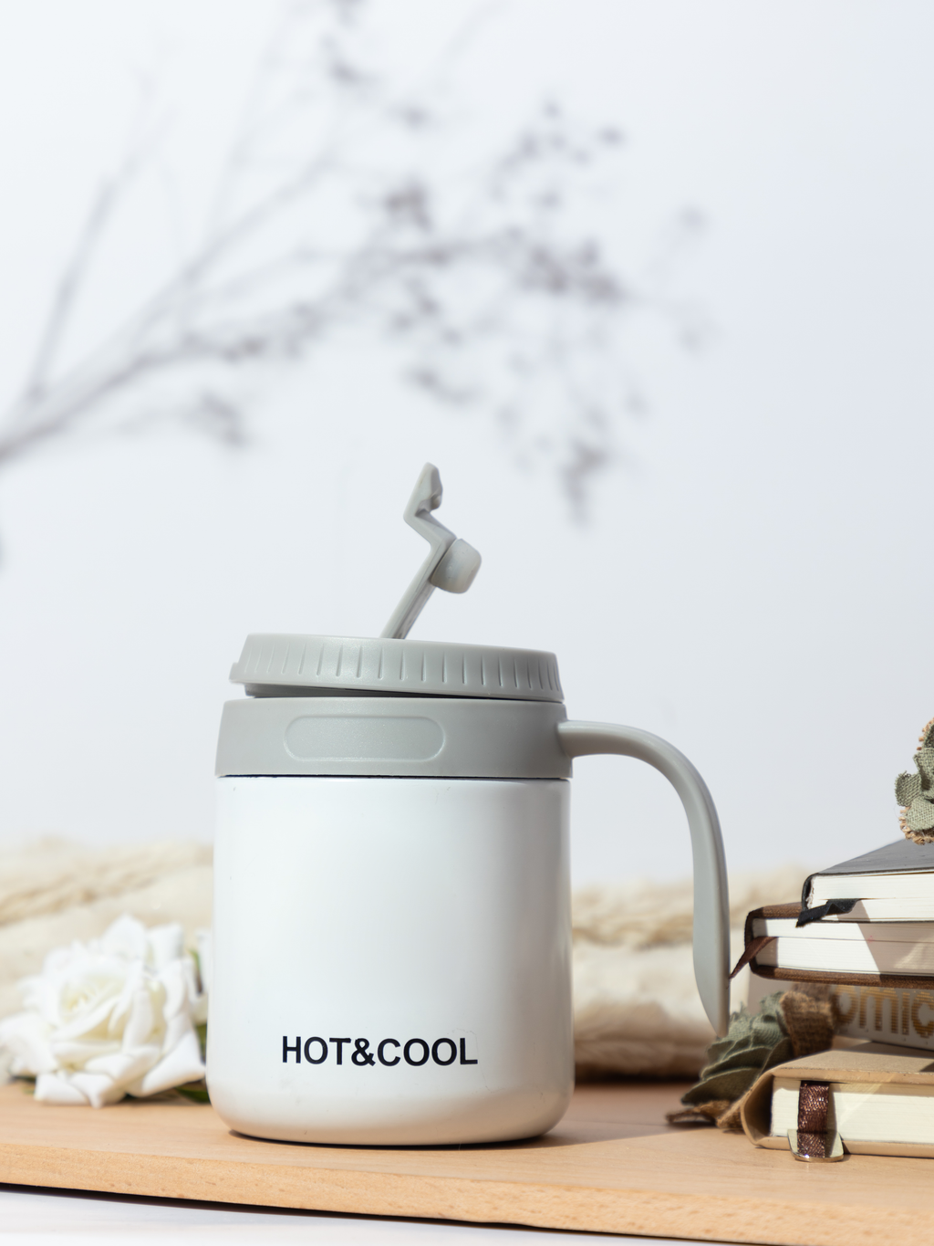 Personalized Name with Initial Elixir Double Walled Insulated Mug 400 ML