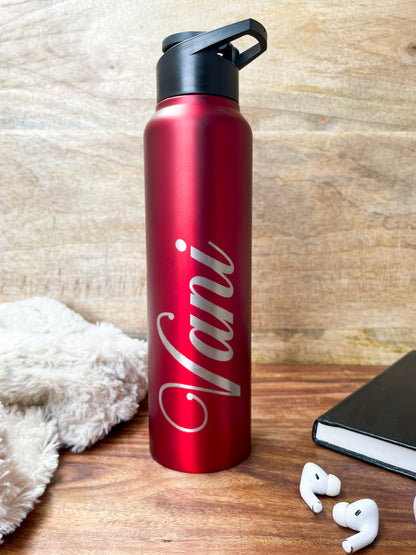 Personalized Stainless Steel, Single Walled Bottles 1000ml