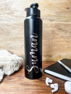 Personalized Stainless Steel, Single Walled Bottles 1000ml