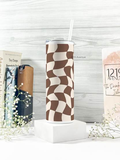Colossal Tumbler 750ML with straw | Aesthetic Girlie Print |Double Walled Insulated Tumbler