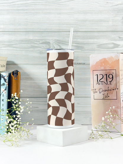 Colossal Tumbler 750ML with straw | Aesthetic Girlie Print |Double Walled Insulated Tumbler