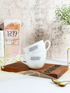 Benji Ceramic Cups |200ml |Attracting Good Things Permanent Print | Premium Ceramic Mugs