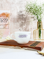 Benji Ceramic Cups |200ml |Attracting Good Things Permanent Print | Premium Ceramic Mugs