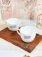 Benji Ceramic Cups |200ml |Attracting Good Things Permanent Print | Premium Ceramic Mugs