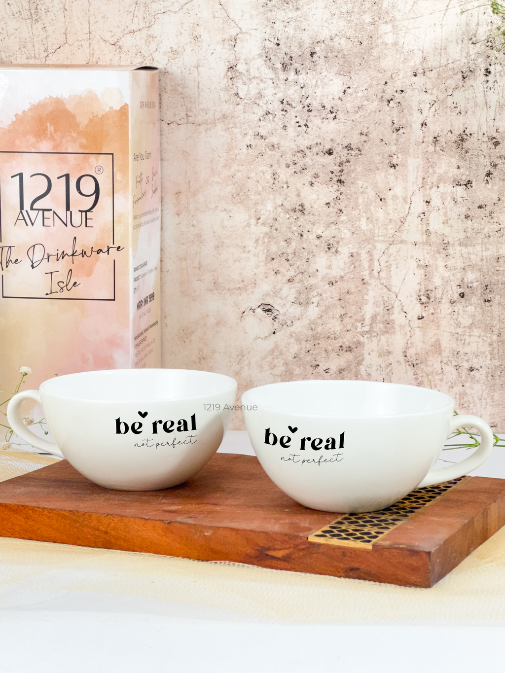 Brawny Ceramic Grande Cups |200ml |Be Real Permanent Print | Premium Brawny Ceramic Cups | Winter Special