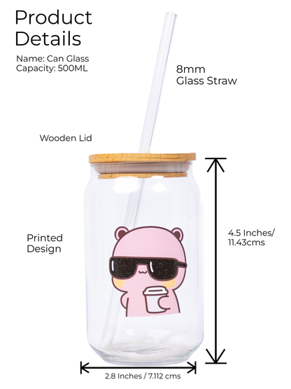 Can Shaped Sipper 500ml| What You Lokin At Print | 18oz Can Tumbler with lid, straw and coaster.