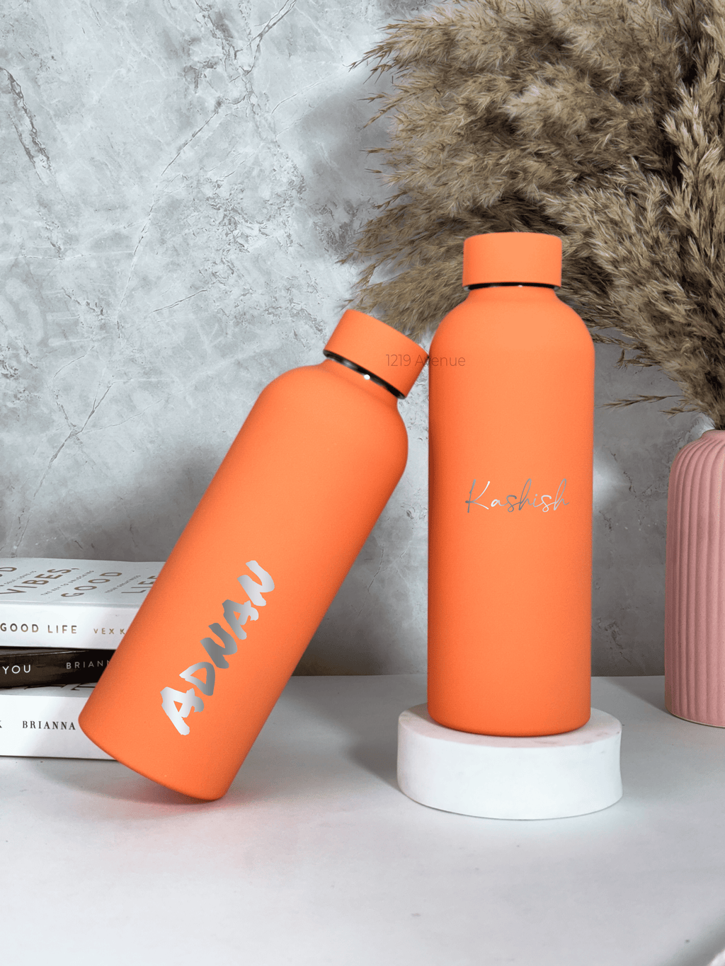 Personalized Bae-Sic Double Walled Insulated Bottles 500 ML| Name/Quote| Double Walled Insulated | 8-10hrs Hot And Cold |NO COD