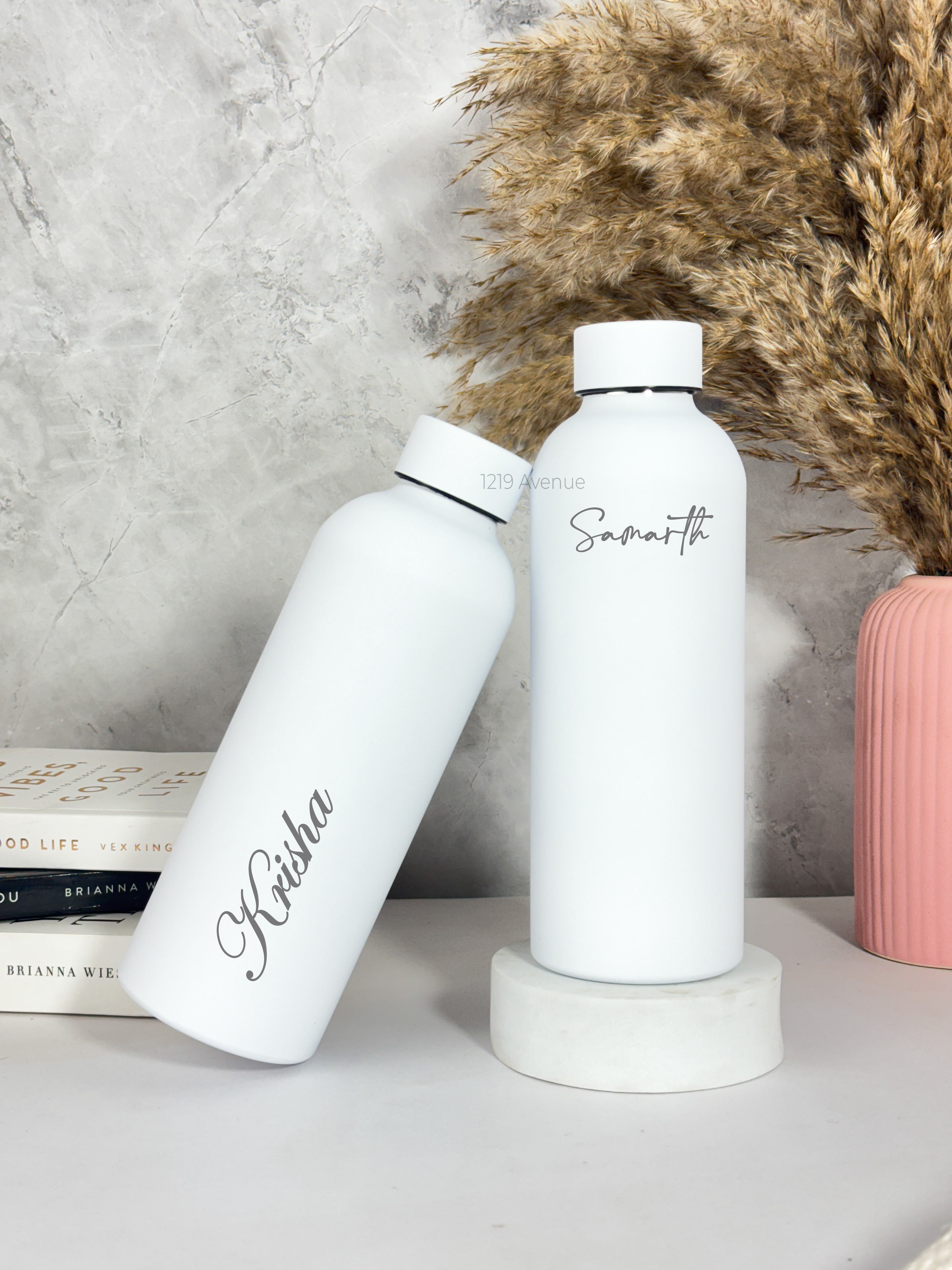 Personalized Bae-Sic Double Walled Insulated Bottles 500 ML| Name/Quote| Double Walled Insulated | 8-10hrs Hot And Cold |NO COD