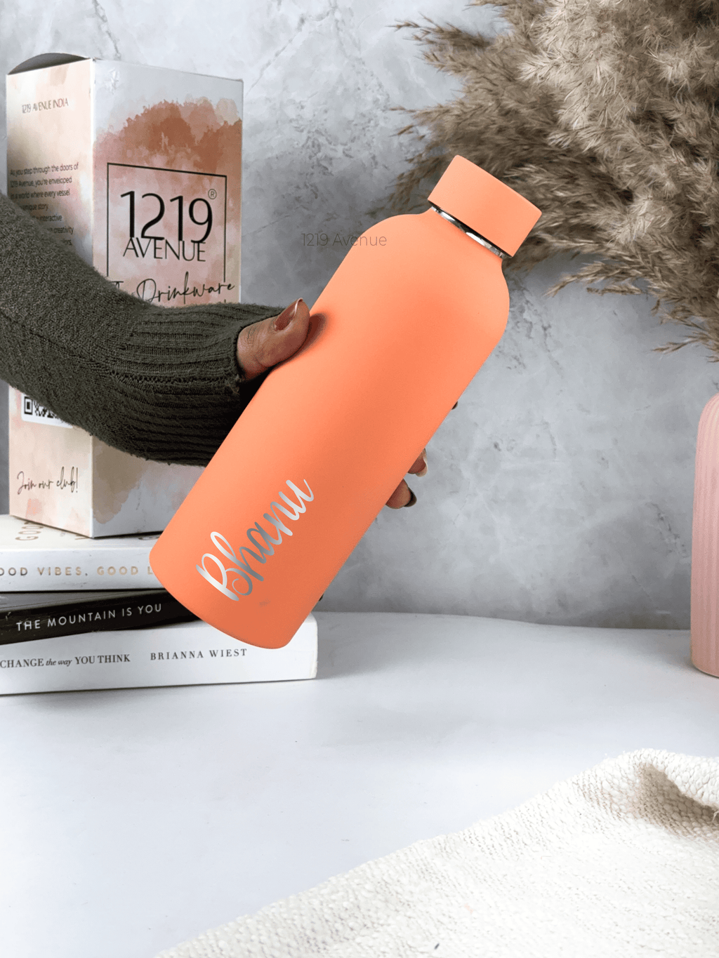 Personalized Bae-Sic Double Walled Insulated Bottles 500 ML| Name/Quote| Double Walled Insulated | 8-10hrs Hot And Cold |NO COD