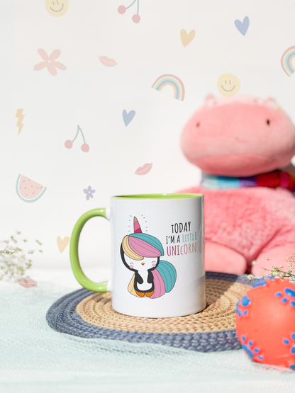 Kids Ceramic Mug 350ml | I Am Unicorn Permanent Print | Kids Worthy Mugs