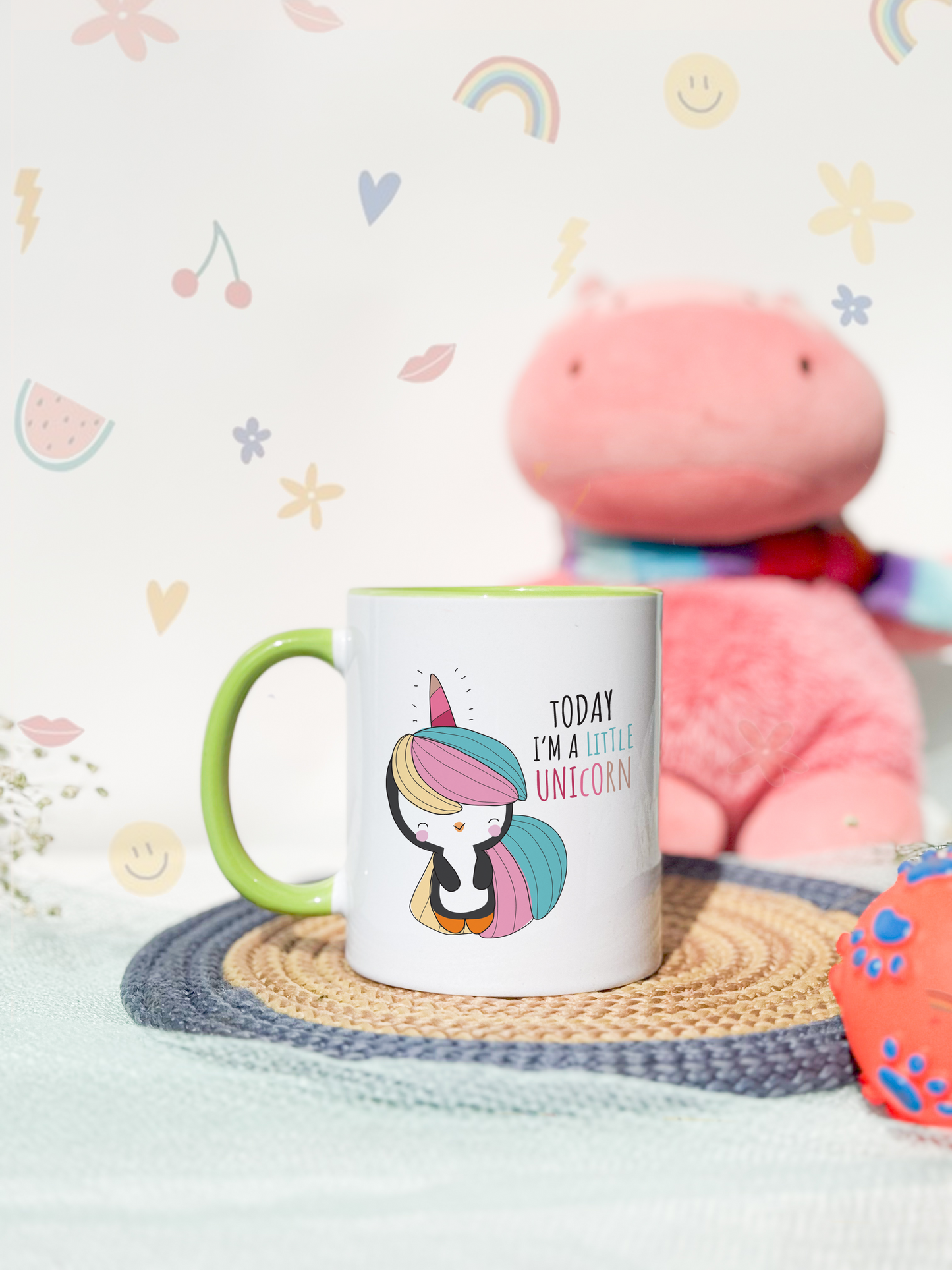 Kids Ceramic Mug 350ml | I Am Unicorn Permanent Print | Kids Worthy Mugs