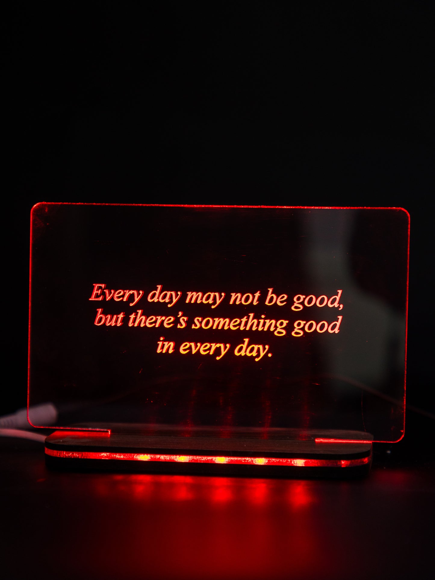 Personalized LED Side Table Lamp| Message/Quote Customized| NO COD
