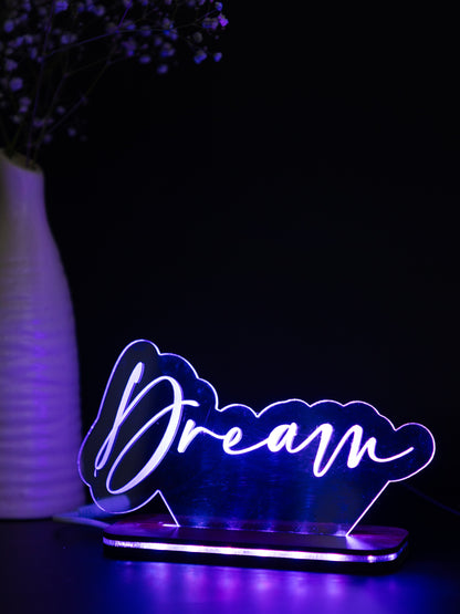 Personalized Made to Cut LED Side Table Lamp| Name Customized| NO COD