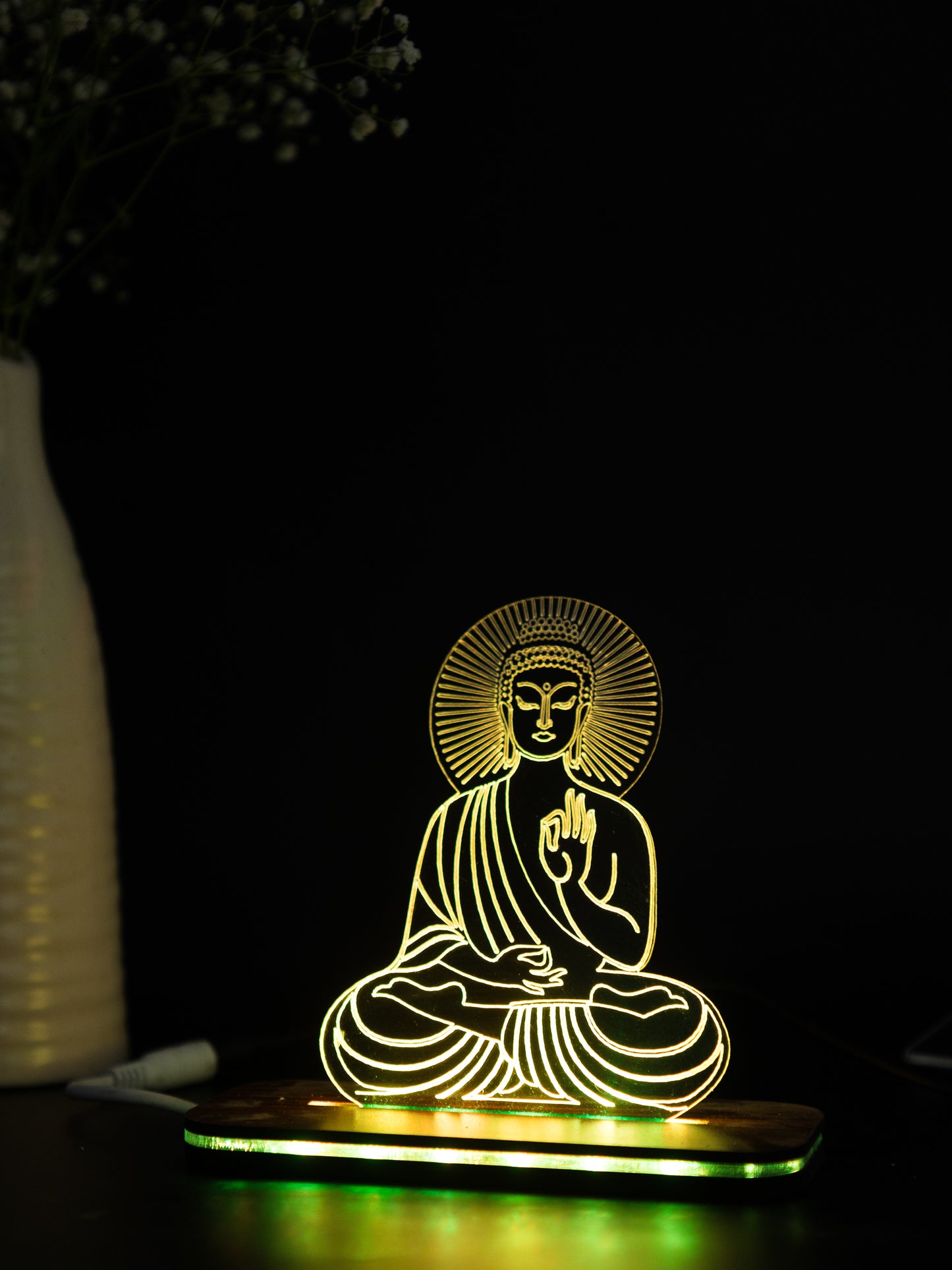 LED Side Table Lamp | Lord Budha | NO COD