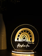 Personalized LED Side Table Lamp| Dream Big Name Customized