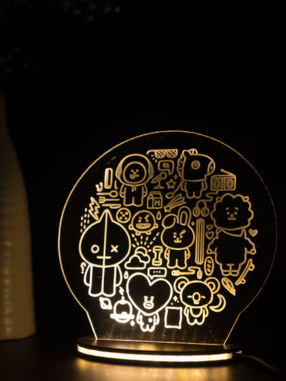LED Side Table Lamp| BTS Graphic| NO COD