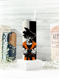 Colossal Tumbler 700ml with Straw | Goku Print| Double Walled Insulated Tumbler 7-8 hrs |Anime Edition