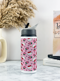 750ml Printed Fun-Sip Water Bottle | Hello Kitty Print | For Kids, School, Sports | Sipper Bottle with Carry Handle, Durable & Stylish
