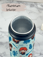 750ml Printed Fun-Sip Water Bottle | Harry Porter Theme Print | For Kids, School, Sports | Sipper Bottle with Carry Handle, Durable & Stylish