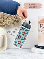 750ml Printed Fun-Sip Water Bottle | Harry Porter Theme Print | For Kids, School, Sports | Sipper Bottle with Carry Handle, Durable & Stylish