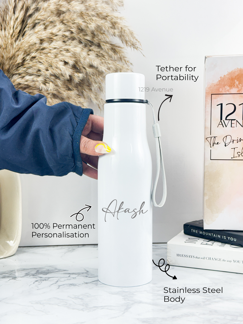 Personalized Name/Quote Tether Twist Bottle 750ML