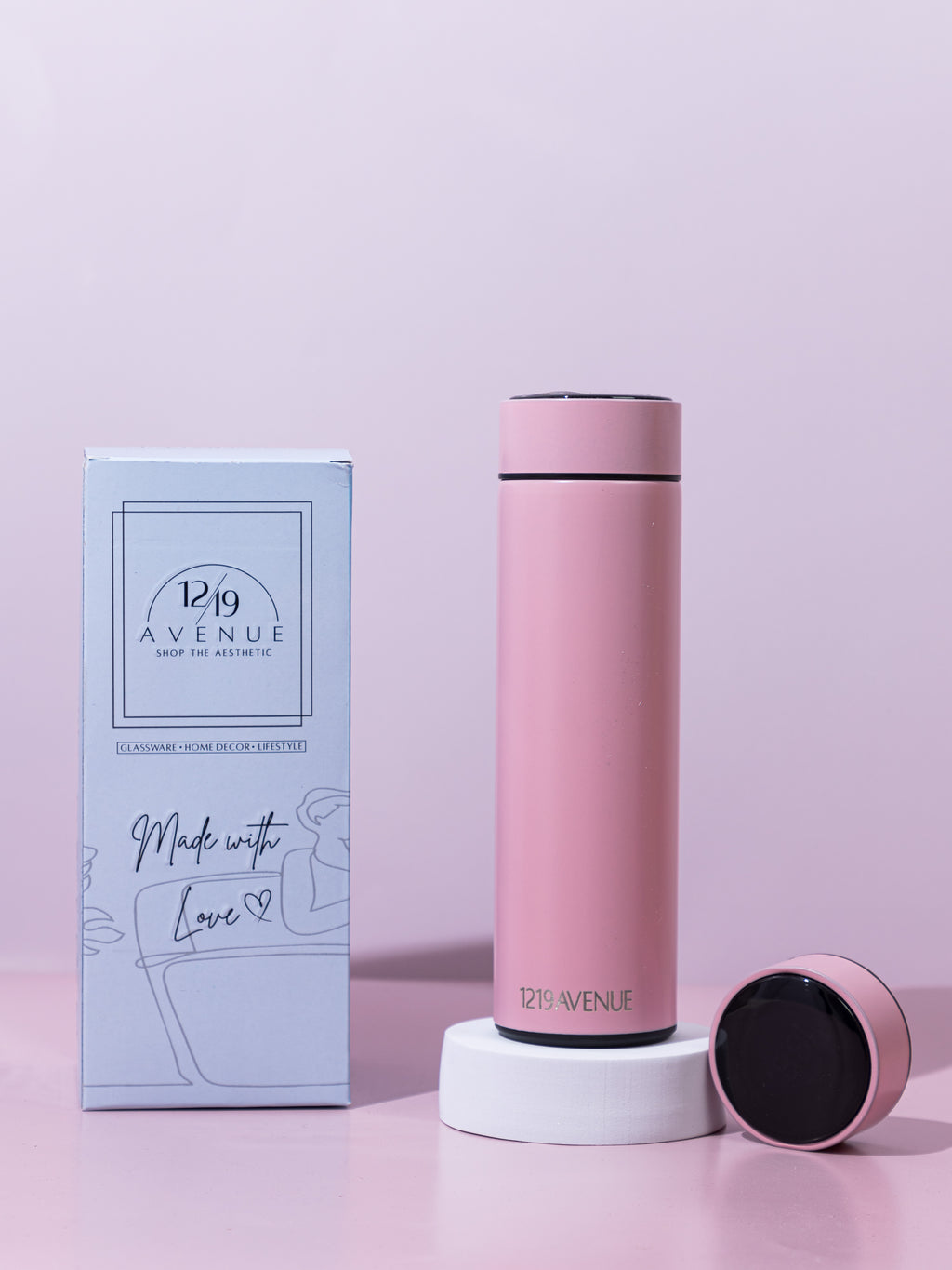 Personalized temperature display double walled bottles 500ml