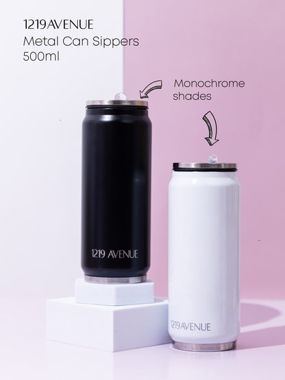 1219 Avenue Portable stainless steel Can Shaped Sipper 500ml