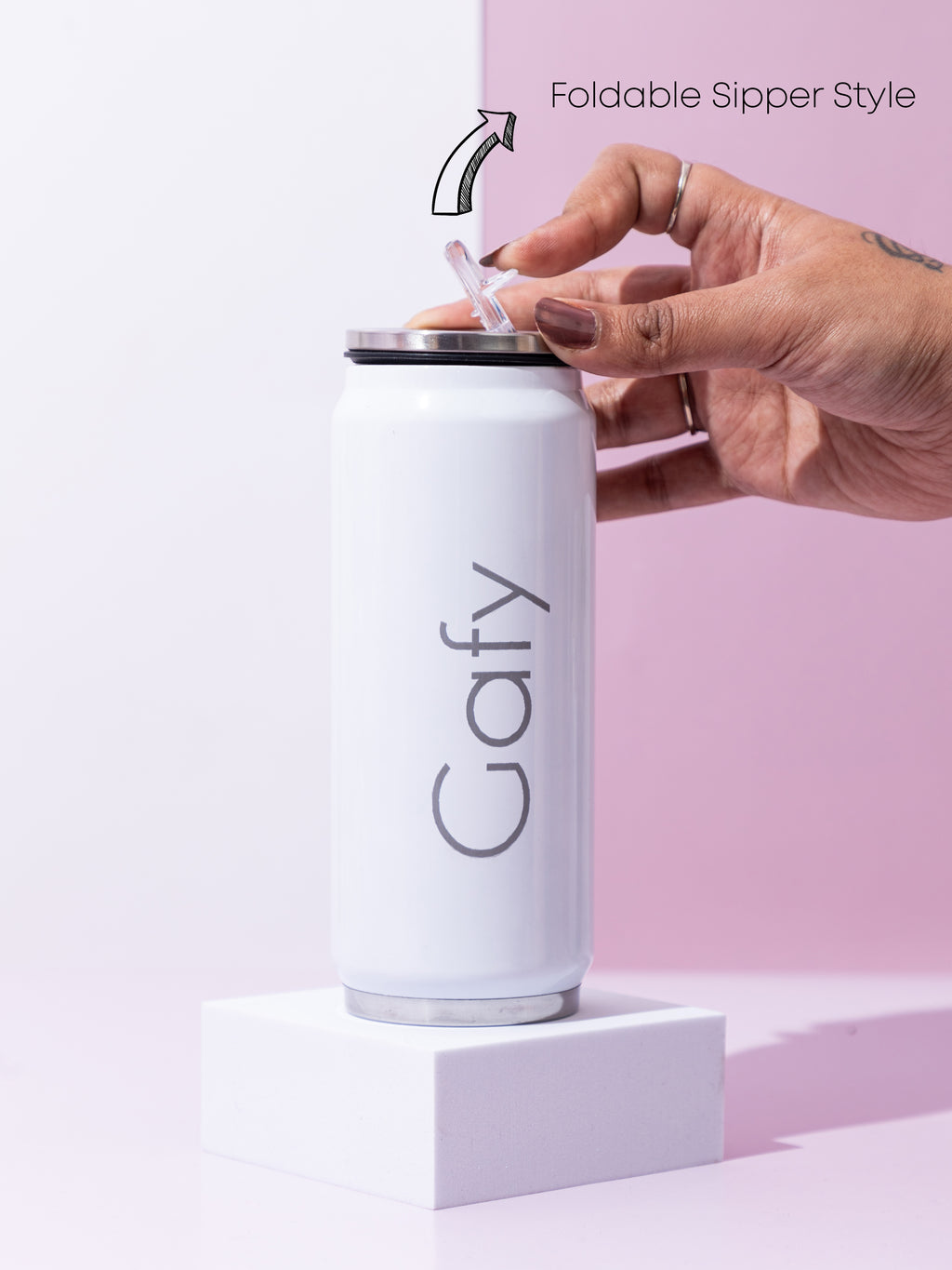 Personalized Name/Quote Metal Can Sippers 500ml