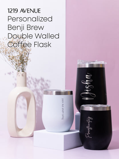 Personalized Name/Quote Benji Brew Coffee Flask 400ml NO COD