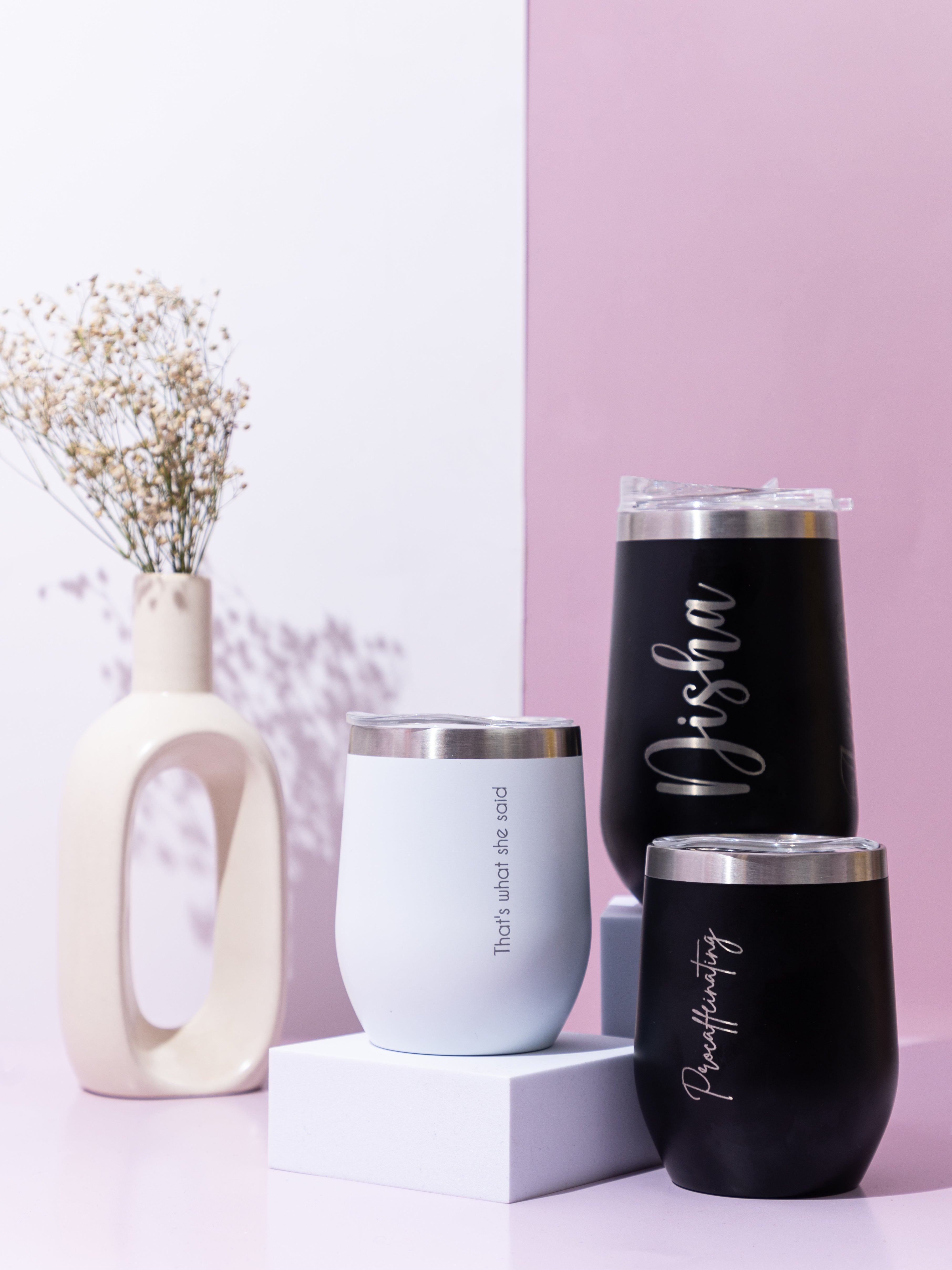 Personalized Name/Quote Benji Brew Coffee Flask 400ml