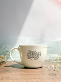 Grande Ceramic Cups |420ml |You Are Worthy Permanent Print | Premium Ceramic Cups