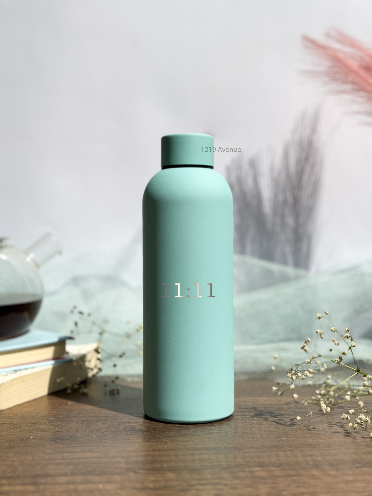 Bae-Sic Bottles 500 ML |11:11 Minimalist Print | Double Walled Hot And Cold Bottles