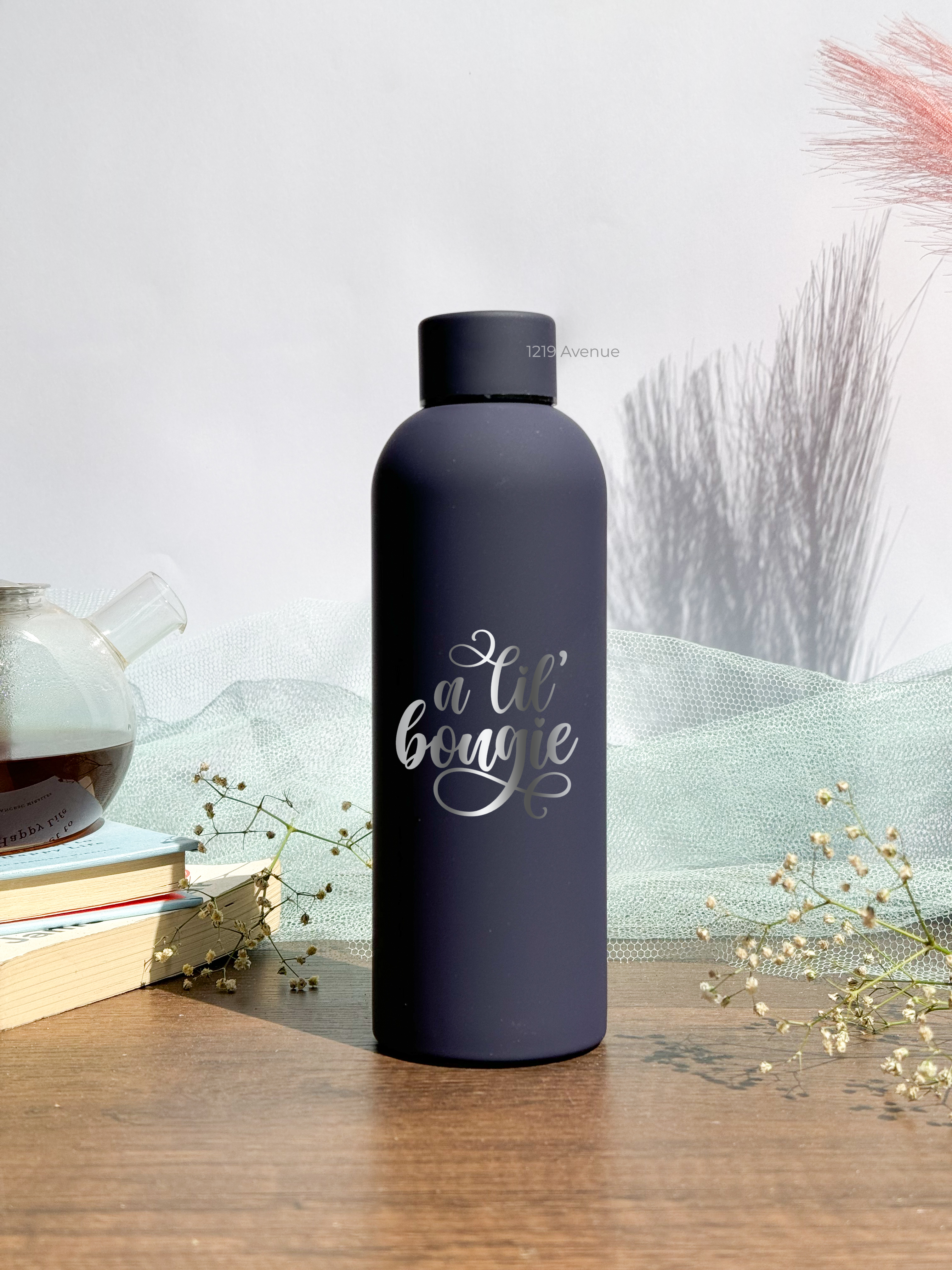 Bae-Sic Bottles 500 ML |A Little Bougie Print | Double Walled Hot And Cold Bottles