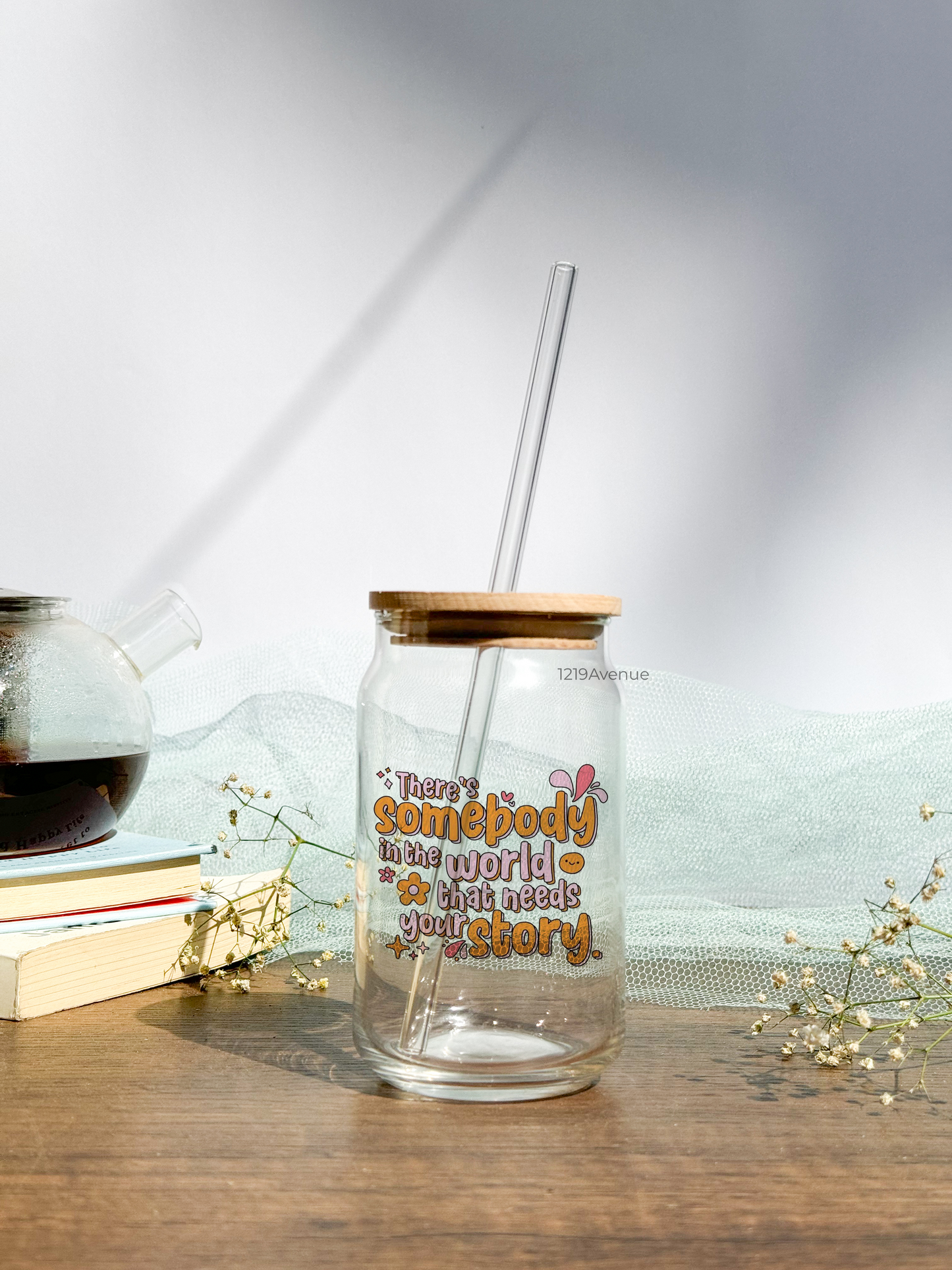 Can Shaped Sipper 500ml| Your Story| Tumbler with lid, straw and coaster