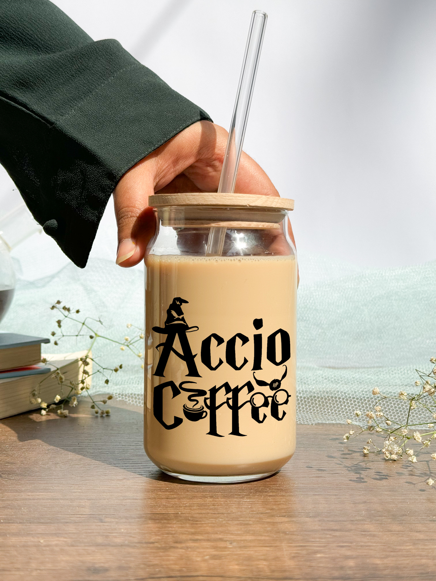 Can Shaped Sipper 500ml| Accio Coffee | 18oz Can Tumbler with lid, straw and coaster