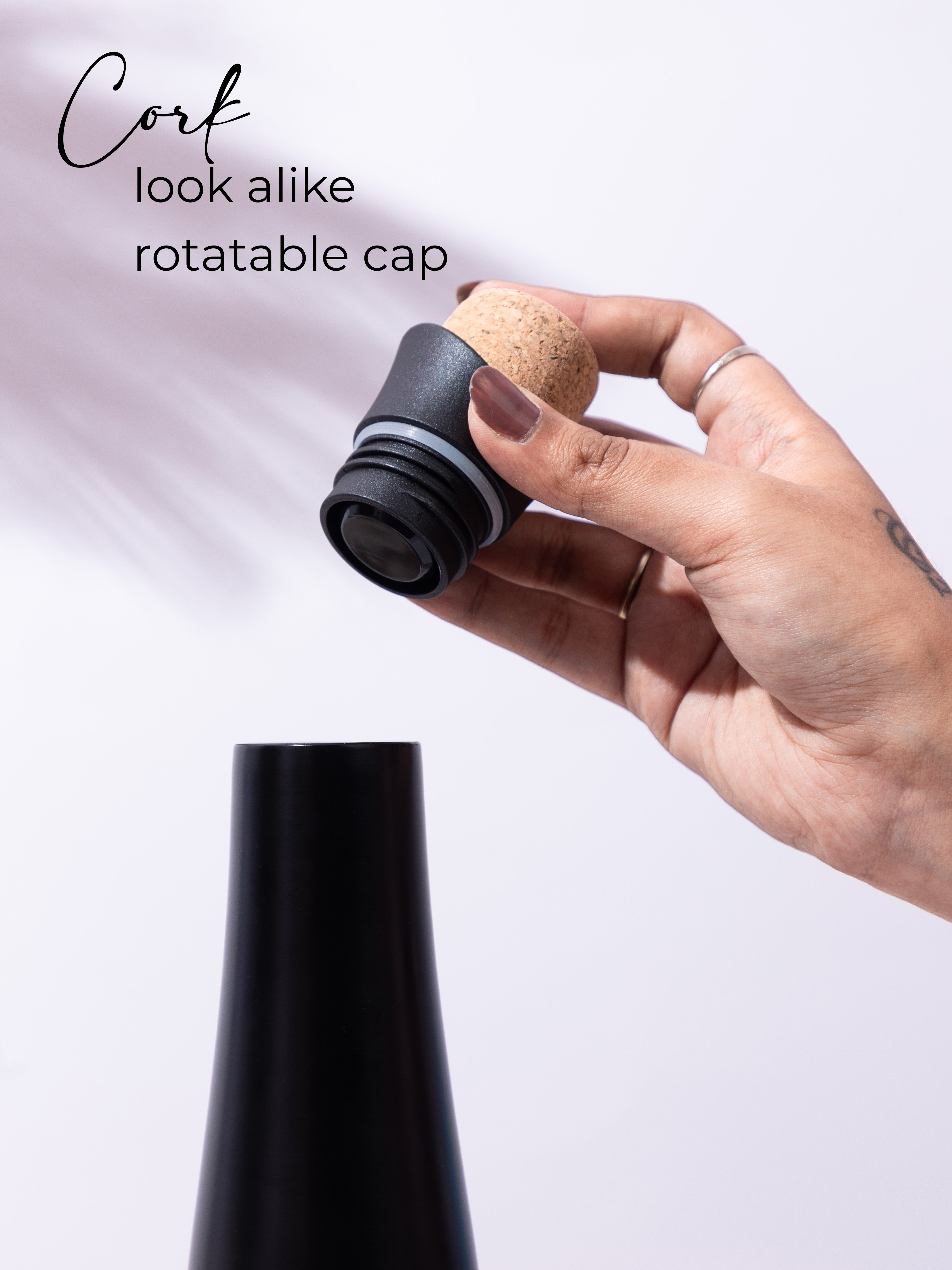 Personalized Recherche Wine Shaped Insulated Bottles 18hrs+ Hot and Cold