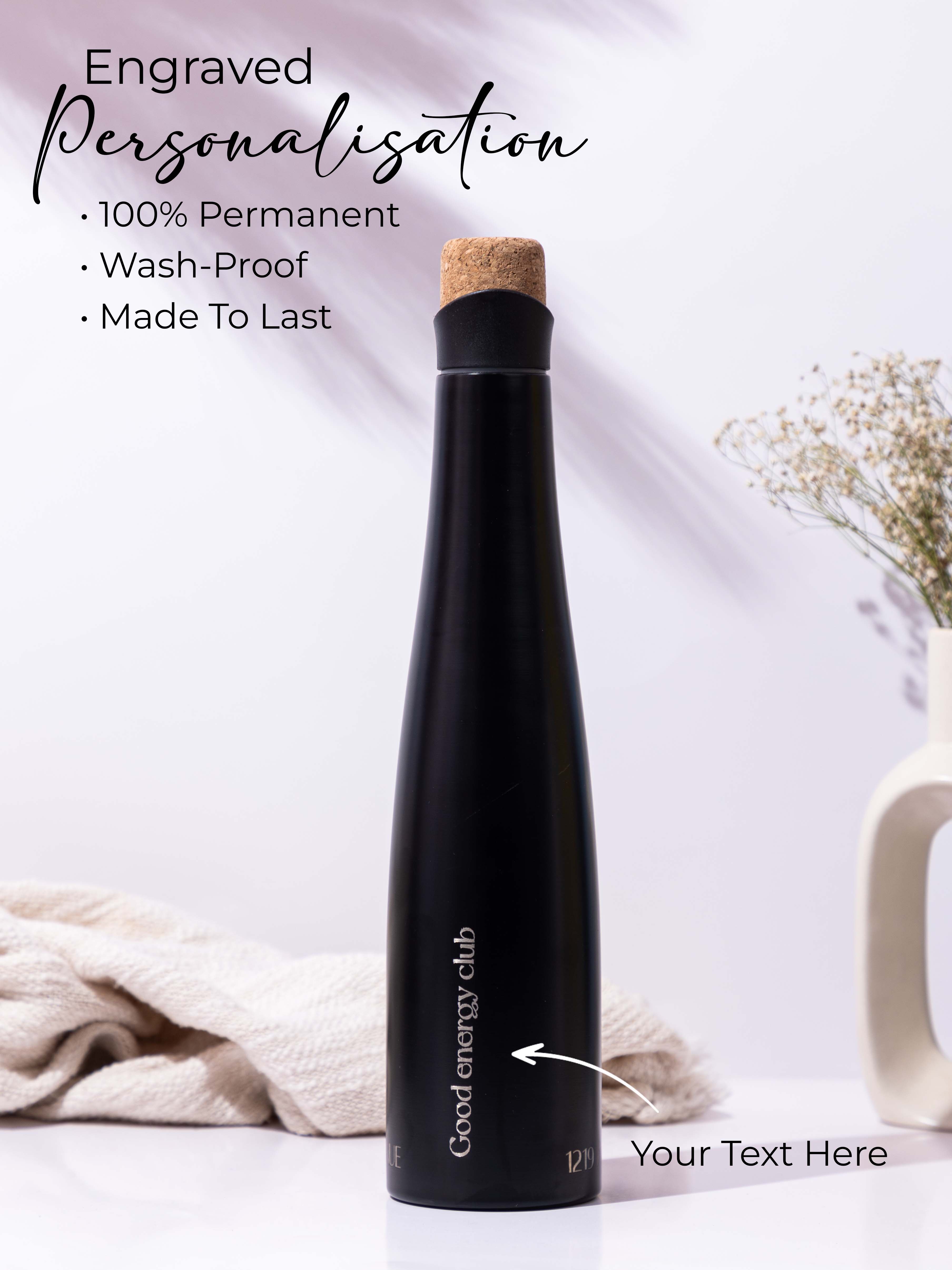 Personalized Recherche Wine Shaped Insulated Bottles 18hrs+ Hot and Cold