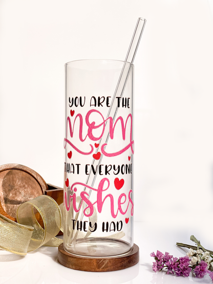 Grande Sipper 650ml| You're the Mom Print| 22 oz Coffee Tumbler with Straw and Lid
