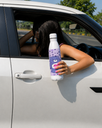 Aarkeo Double Walled Stainless Steel Water Bottle 550ml | Lilac Love Print | Insulated Leakproof Hot & Cold Bottle for Office, Gym & Travel 1219 Avenue