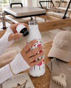 Aarkeo Double Walled Stainless Steel Water Bottle 550ml | Luma Bloom Print | Insulated Leakproof Hot & Cold Bottle for Office, Gym & Travel 1219 Avenue