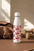 Aarkeo Double Walled Stainless Steel Water Bottle 550ml | Strawberry Sweetheart Print | Insulated Leakproof Hot & Cold Bottle for Office, Gym & Travel 1219 Avenue