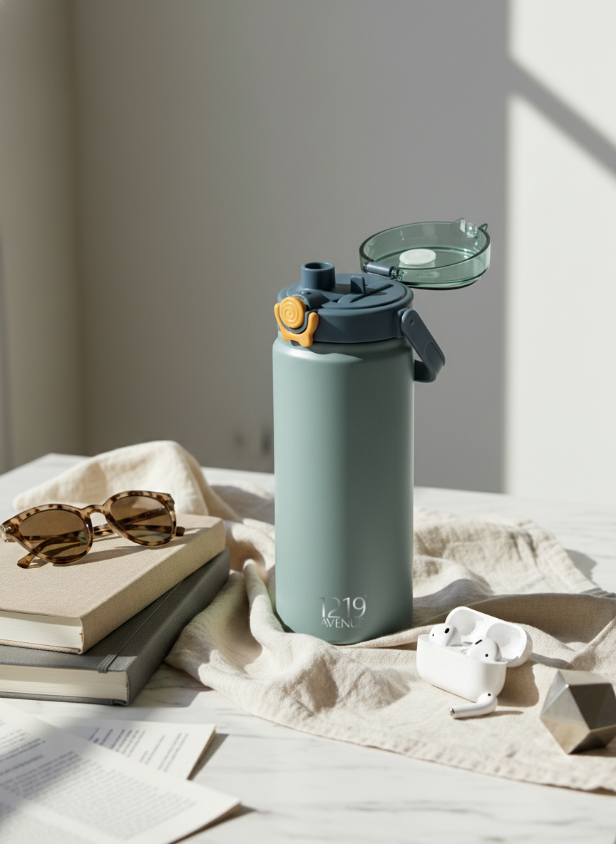 Avenue Hydrator Tumbler 1.2 ltr | 100% Leak-Proof | Double Walled Insulated Hot & Cold 18+ Hrs | 1200 ML 1219 Avenue