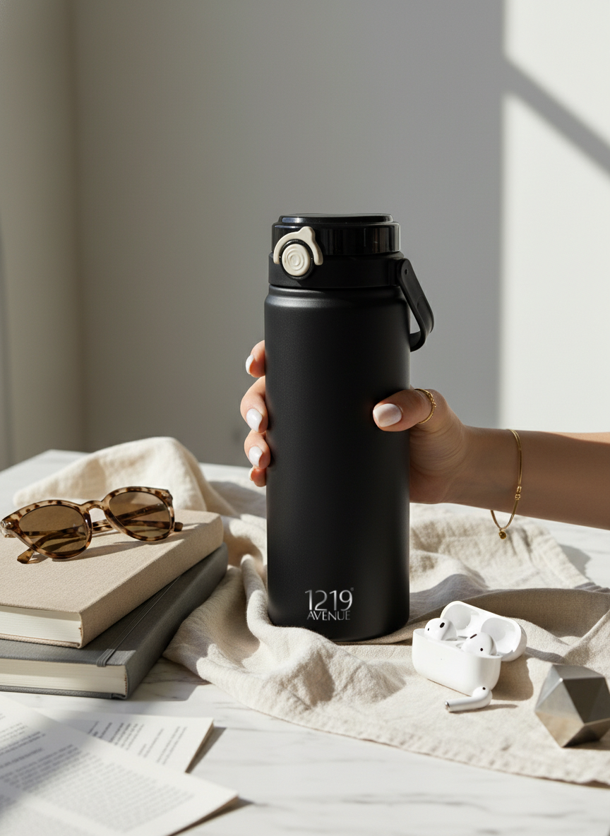 Avenue Hydrator Tumbler 1.2 ltr | 100% Leak-Proof | Double Walled Insulated Hot & Cold 18+ Hrs | 1200 ML 1219 Avenue
